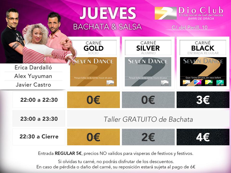 Todos los jueves noche, prácticas de baile