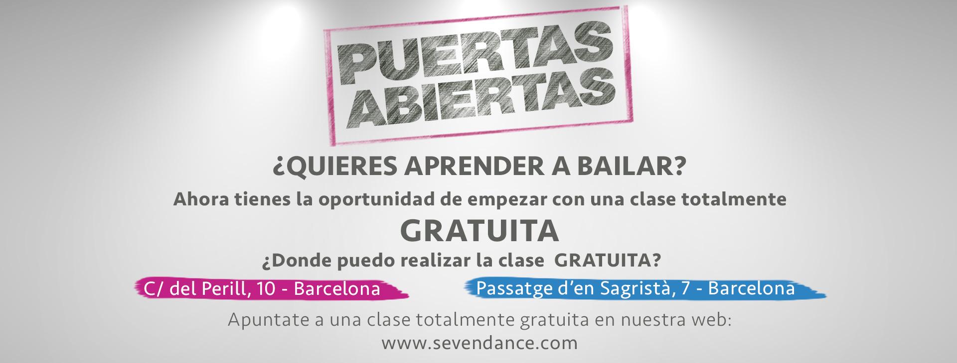 Jornada de clases abiertas del 3 al 9 de Abril