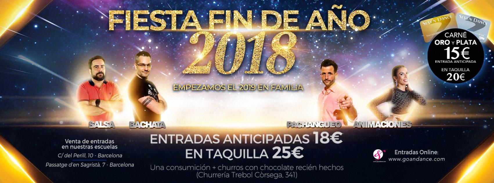 Fiesta Fin de Año 2018 Seven Dance / Dio Club