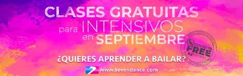 Miércoles 25 de agosto clase de Baile de Salón a las 21:00h. a cargo de María Larionova en las instalaciones de Seven Dance en el Barrio de Gràcia