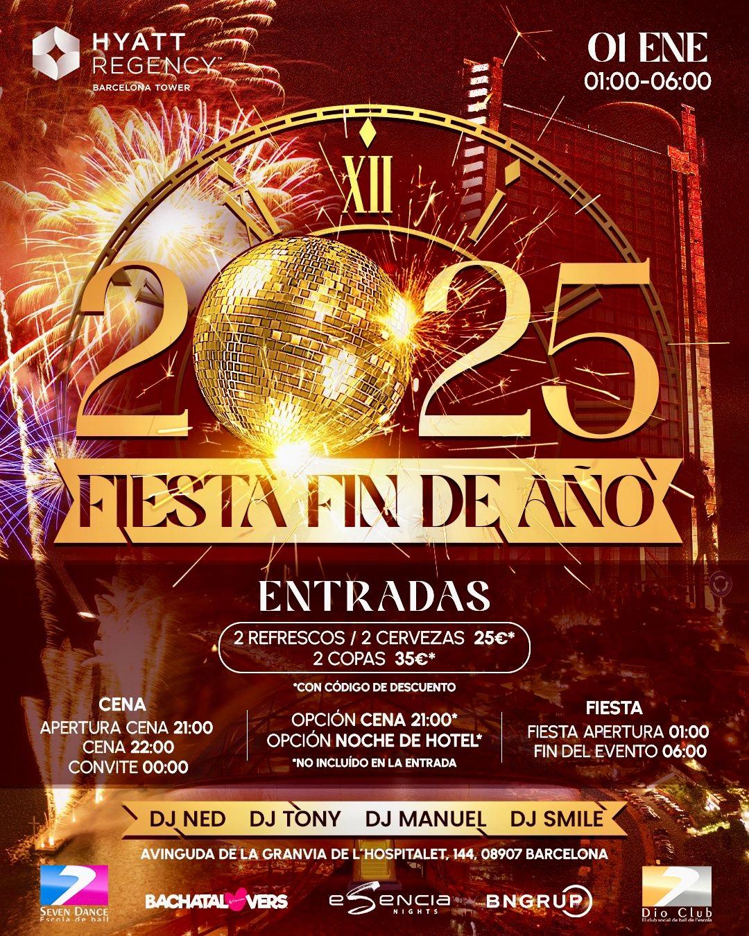 Fiesta de Fin de Año a Ritmo de Bachata ¡Dale la bienvenida al 2025 de la manera más especial!