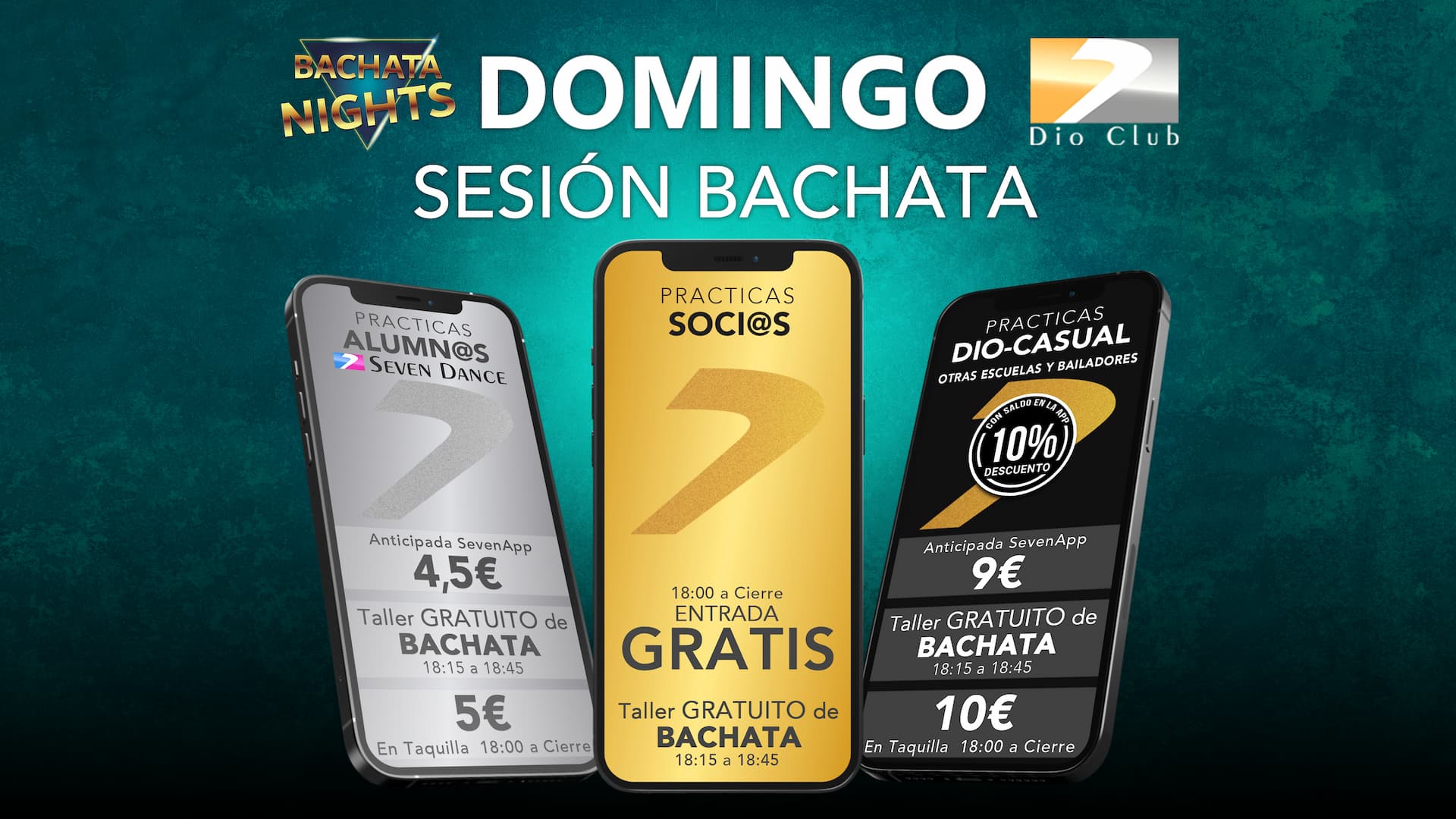 Escuelas de Baile Seven Dance Barcelona con prácticas y clases de baile, bachata y salsa