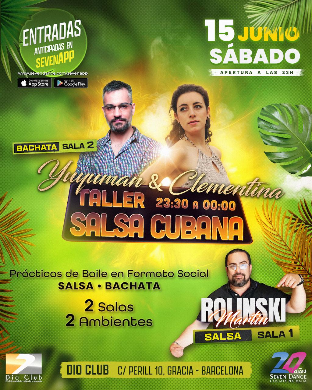 Escuela de Baile Seven Dance Barcelona con prácticas y clases de baile, bachata y salsa